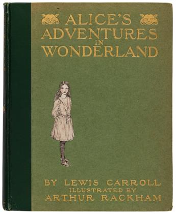 (RACKHAM, ARTHUR.) Carroll, Lewis. Alices Adventures in Wonderland.